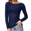 Sarah - Dame langærmet mesh top