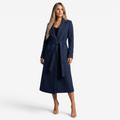 Dame Trenchcoat med Slå-krave