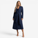 Dame Trenchcoat med Slå-krave