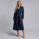 Dame Trenchcoat med Slå-krave