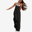 Dame ærmeløs jumpsuit med bred ben