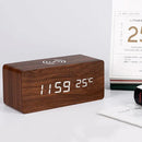 Elegant vækkeur med minimalistisk display