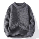 Emma – Oversized Sweater Med Rund Hals & Ribkanter