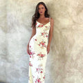 Abigail - Dame sommerkjole Abigail med blomsterprint