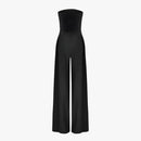 Lila - Ærmeløs jumpsuit med plisseret design & praktiske