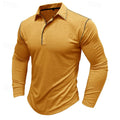 Elegant langærmet poloshirt fra Stuart med flapkrave og