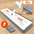 FlatMop - Stor flad moppe 42 cm med drejehoved