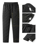 Unisex fleece joggingbukser med tykt, blødt for